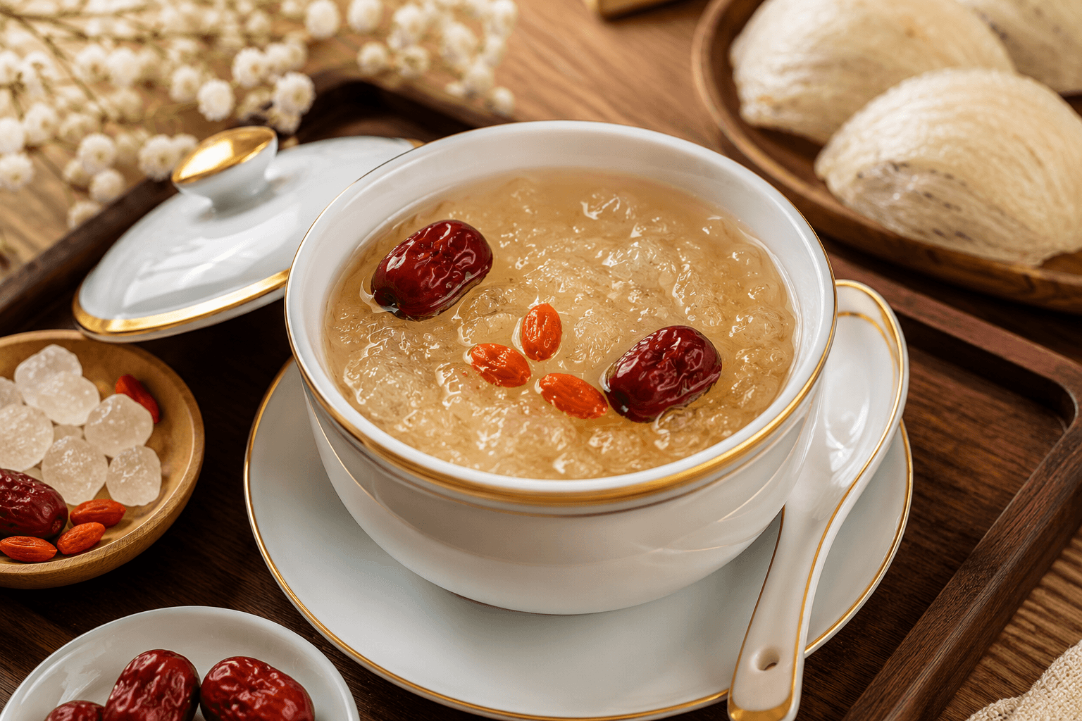 Yến chưng đường phèn thơm ngon
