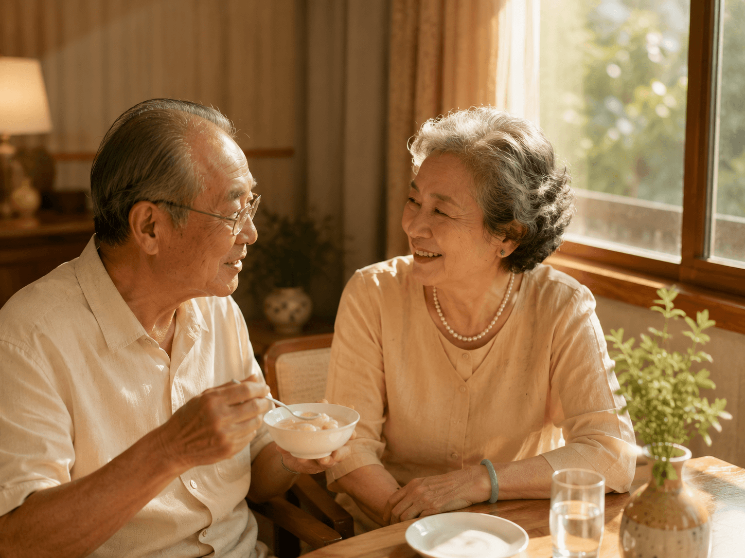 Người lớn tuổi dùng tổ yến